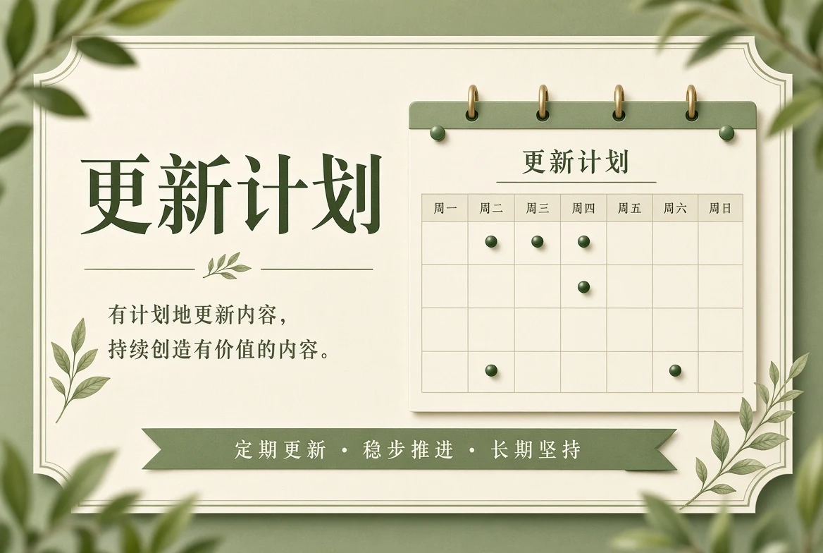更新计划内容图